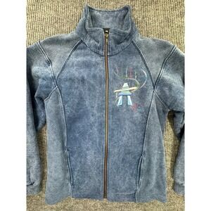 Graham Howard Designs Jacket Womens Small Full Zip‎ Canada Embroidered Inukshuk